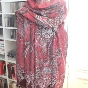 BROOKS BROTHERS WRAP / SHAWL - O/S - NWOT